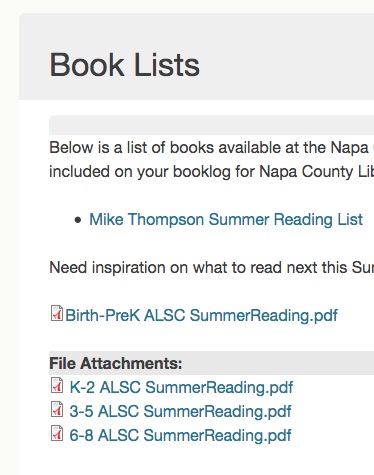 screenshot of Napa's website