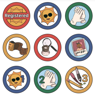 example badges