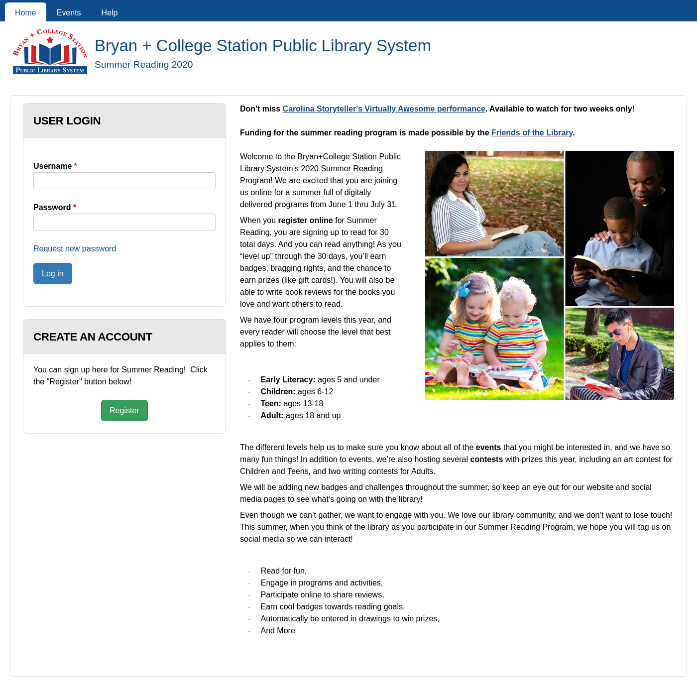 Bryan + College Station Public Library System | The BookPoints Project